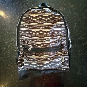 VICTORIA'S SECRET LOVE PINK AZTEC CANVAS CAMPUS BACKPACK